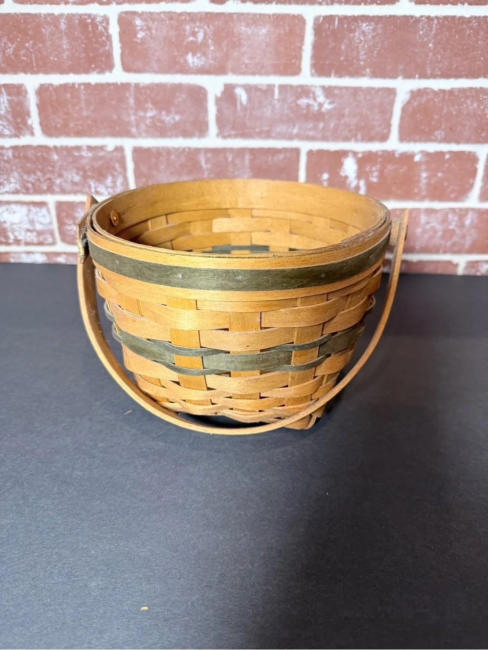 Longaberger Holiday Cheer Basket 1996- with Green Accent Christmas Collection